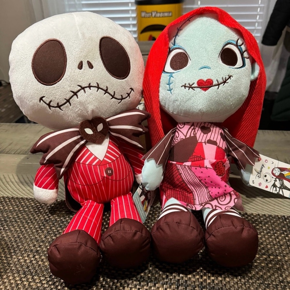Jack Skellington and Sally Valentine’s Plushes